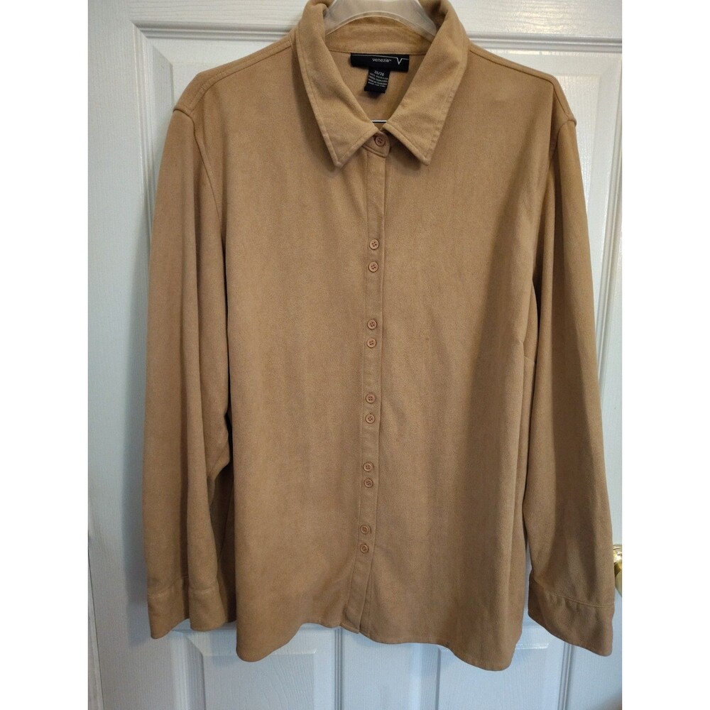 Vintage Shirt The Venezia (and Venezia Jeans Clothing Co.) line , Faux suede